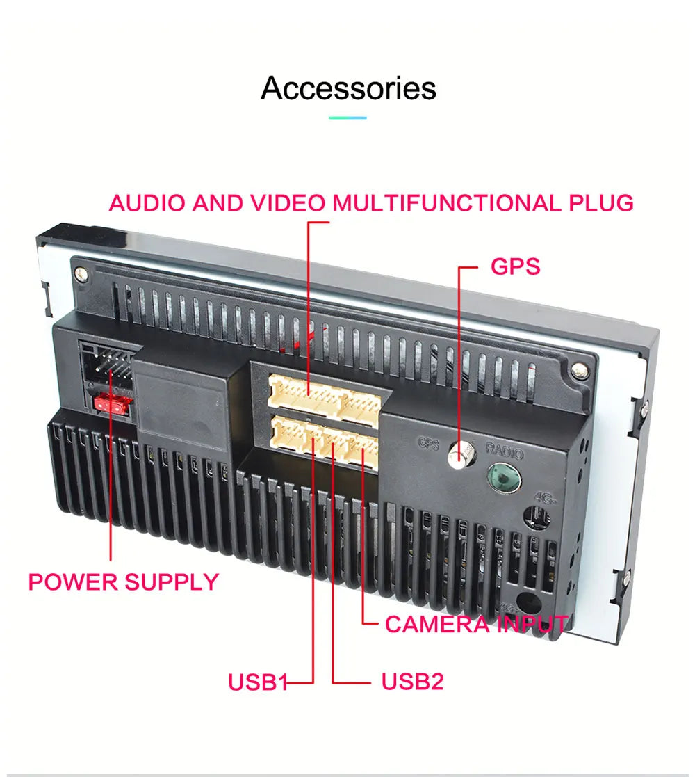2 din android 10 Universal Car Multimedia Radio Player CarPlay 2Din Stereo For Toyota VIOS CROWN CAMRY HIACE PREVIA COROLLA RAV4