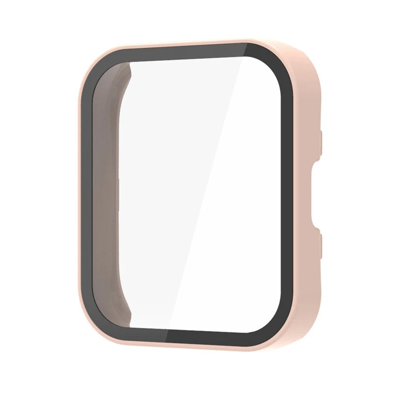 Glass Case for Amazfit Bip 5 Hard PC All-around Bumper Protective Cover Screen Protector for Amazfit Bip5 Accessories