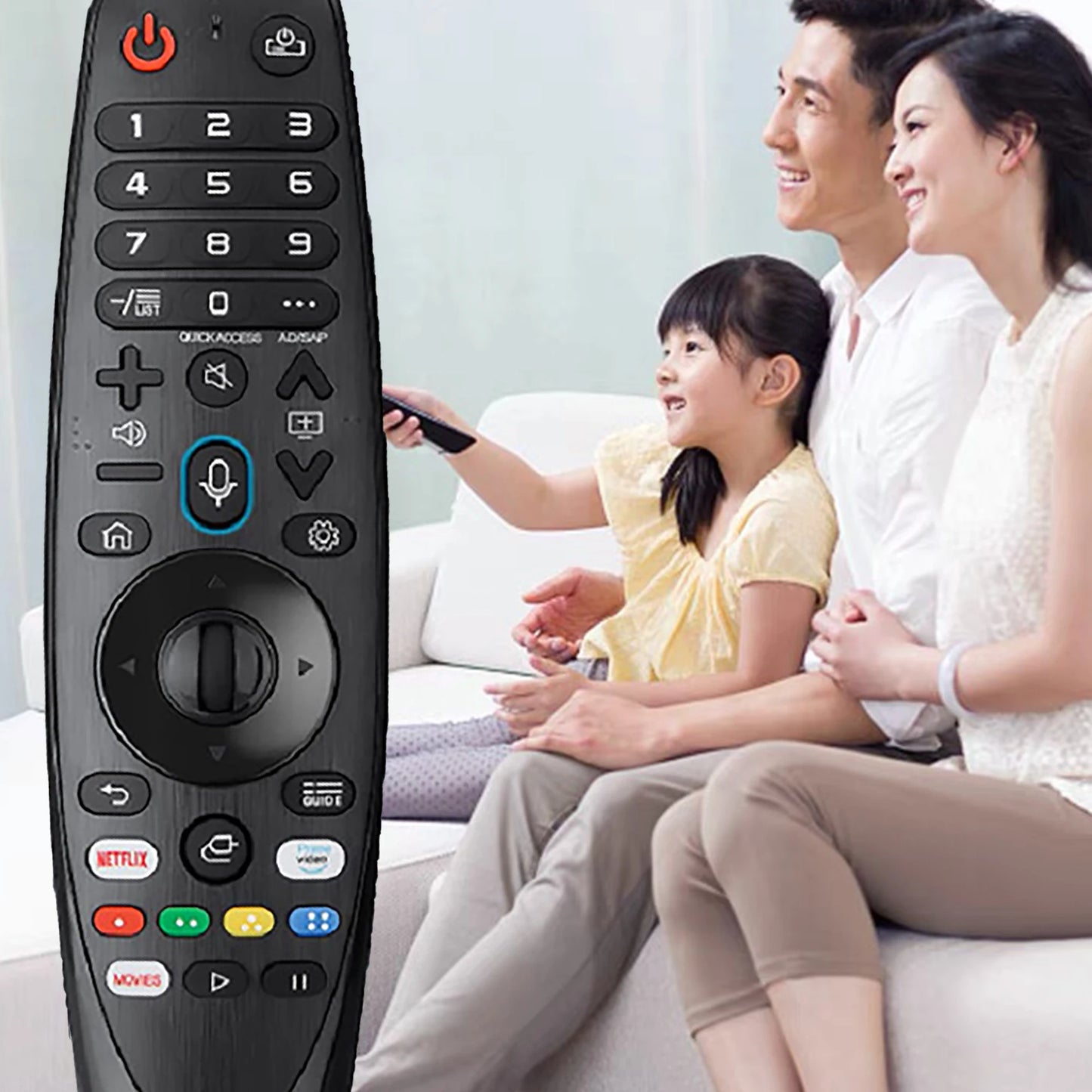 MR20GA Voice Magic Remote AKB75855501 for MR20GA TV Magic Remote Replacement AN-MR20GA MR19BA MR18BA with Pointer Function
