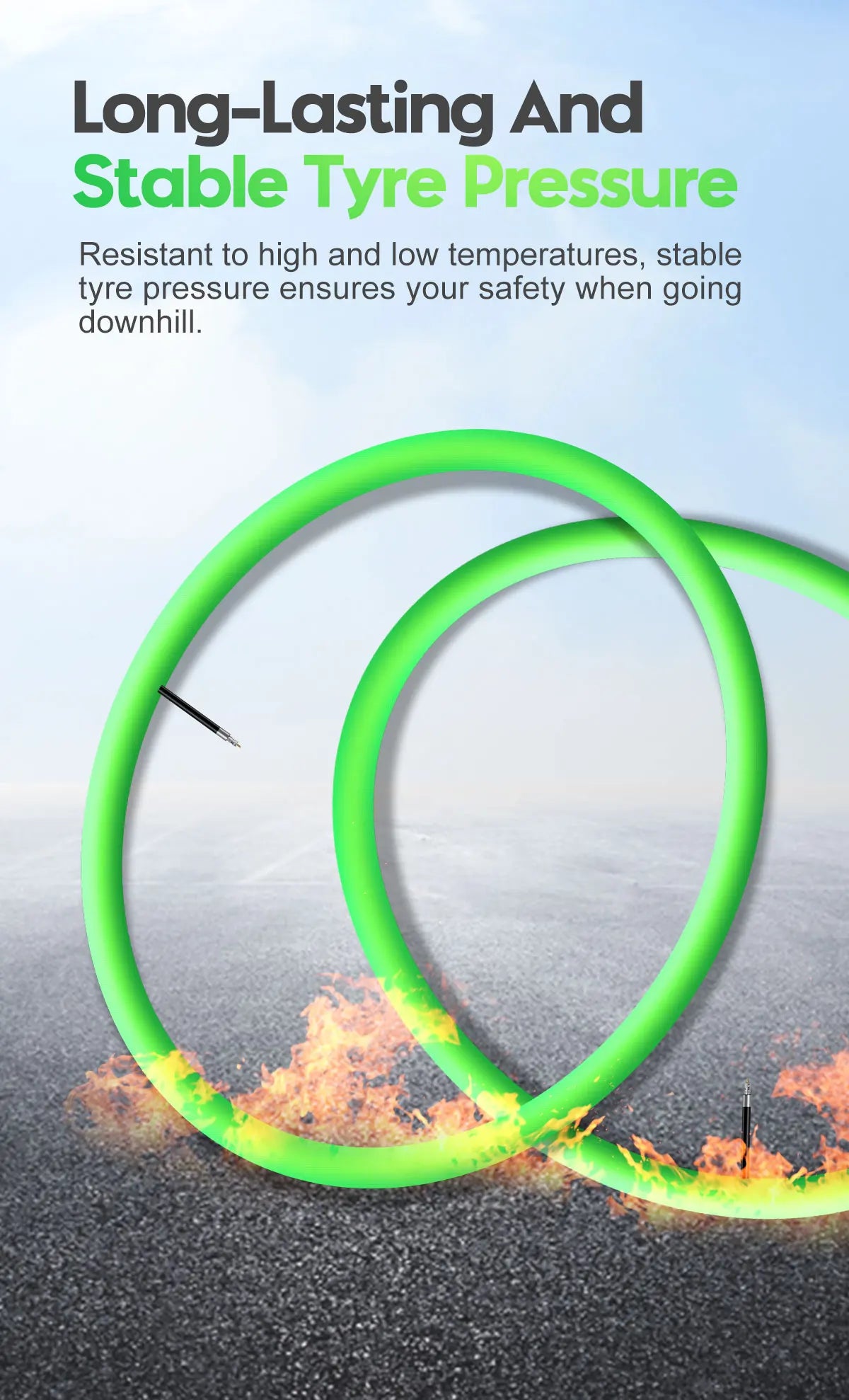 CYCLAMI TPU Material Ultralight Bike Inner Tube 700C 18 32 Road MTB Bicycle Tire 45 65 mm Length French Valve Tyre Repair Tools