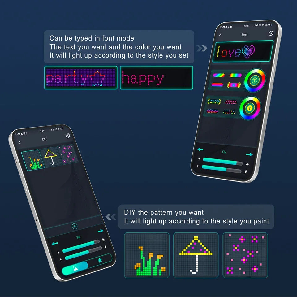 6.6x6.6FT Smart Curtain Lights 400LEDs Music Sync Dynamic DIY Dimmable USB Curtain Fairy String Lights Christmas Holiday Decor