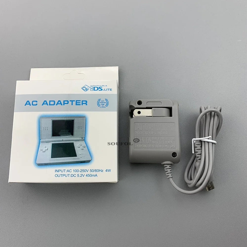 AC 100-240V Travel Wall EU US Plug Charger Adapter Power Supply for Nintendo DSL DS Lite NDSL AC Adaptor Accessoires