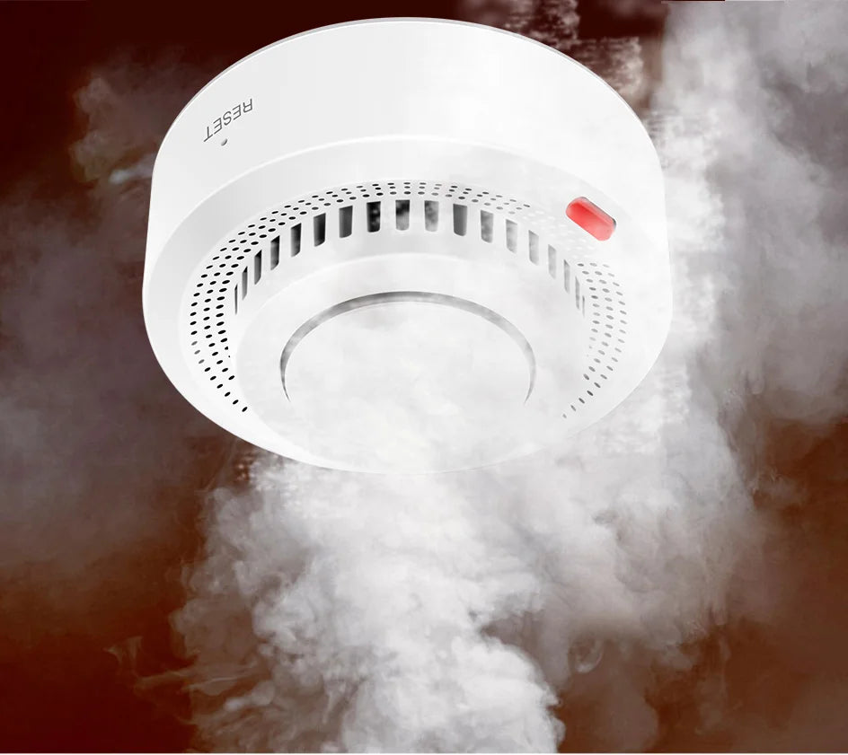 Tuya Smart WiFi Smoke Sensor Fire Protection Smoke Detector 85dB Sound Security System Firefighters  Smartlife APP Control