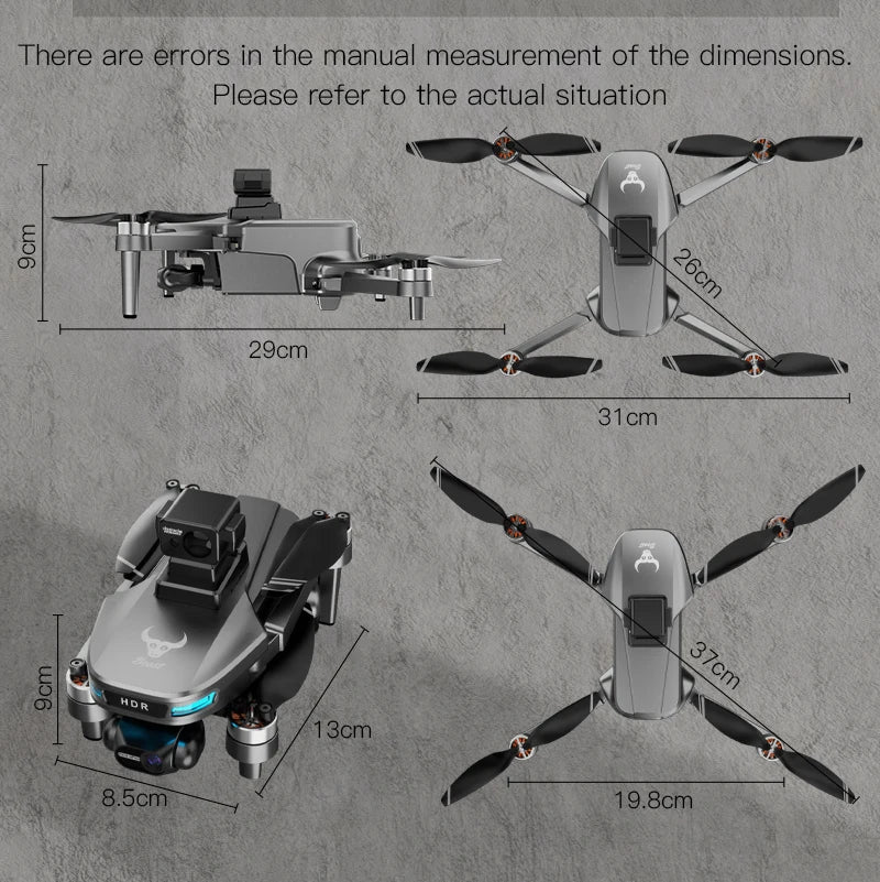 Baimu Toy SG109 MAX2 Professional FPV 8K Camera Drone with 3-Axis Gimbal 4KM Brushless GPS Quadcopter Obstacle Avoidance RC Dron