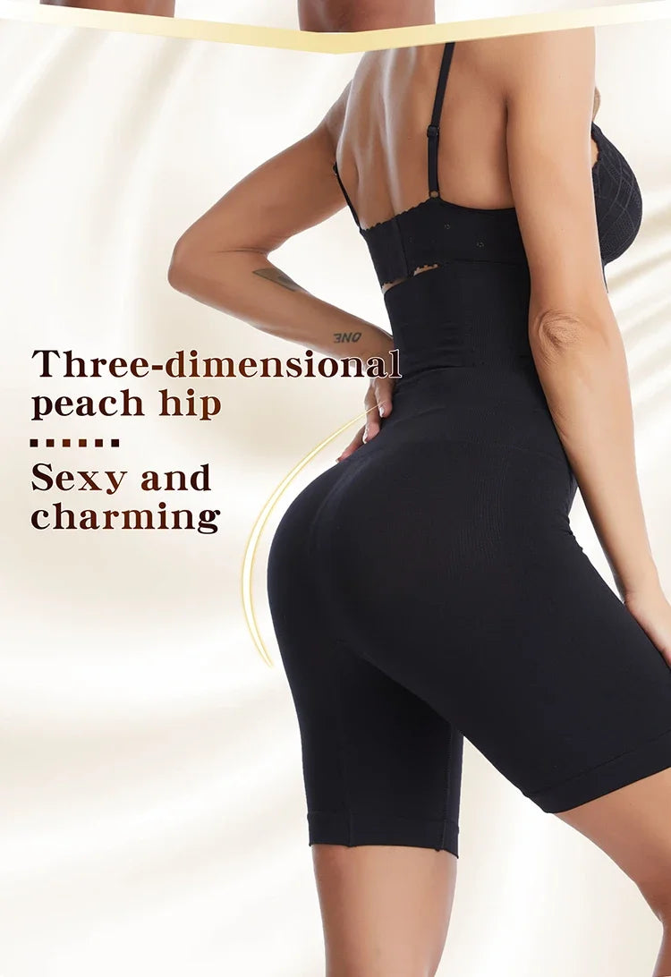 YBFDO Woman High Waist Panties Body Shaper Tummy Slimming Sheath Flat Belly Control Shapewear Hip Butt Lifter Fitness Shorts