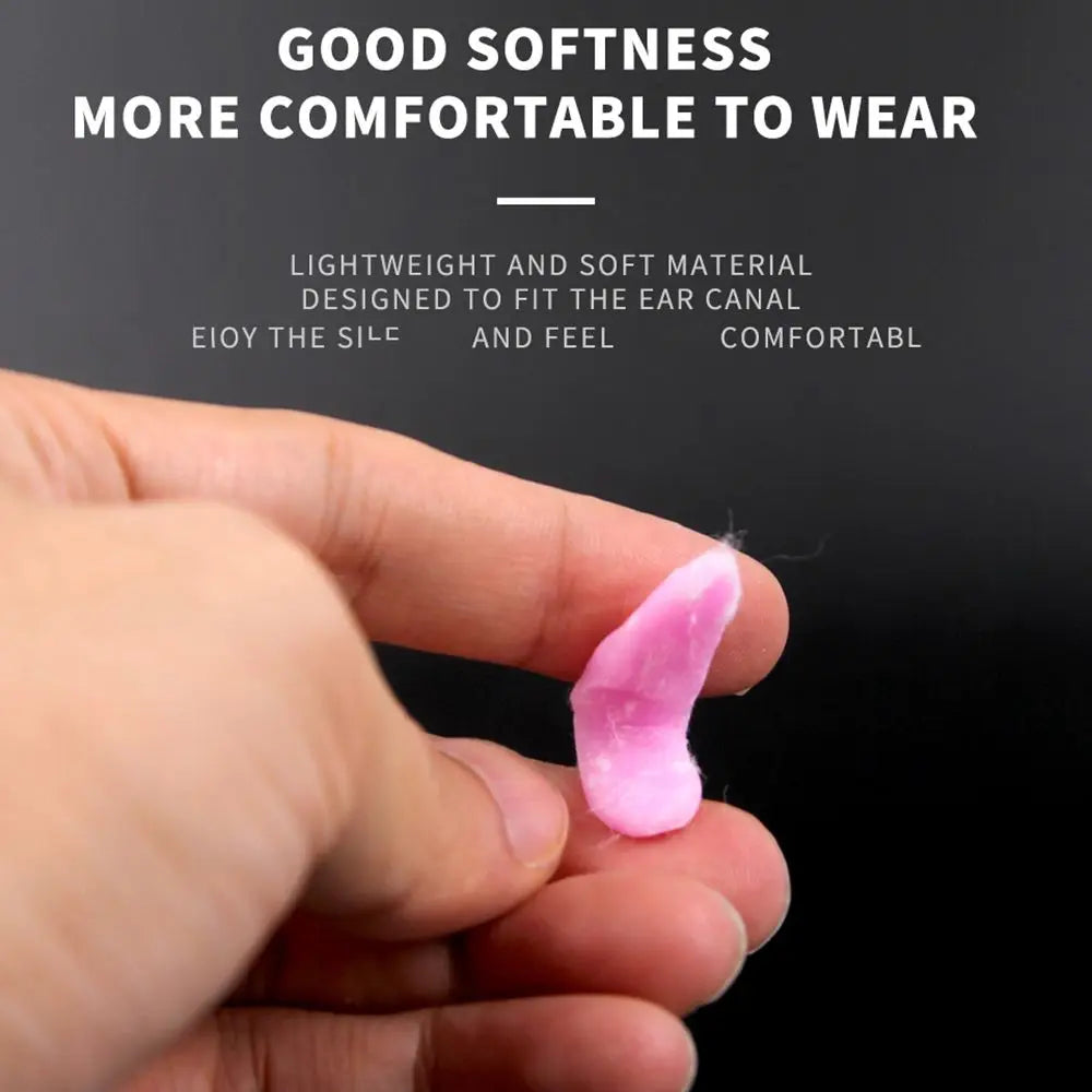 2/4/6/12/20PCS Gift Soft Wax Cotton Earplugs Wax Kneadable Ear Plugs Airplane Sound Insulation Noise Reduction Ear Plug Unisex