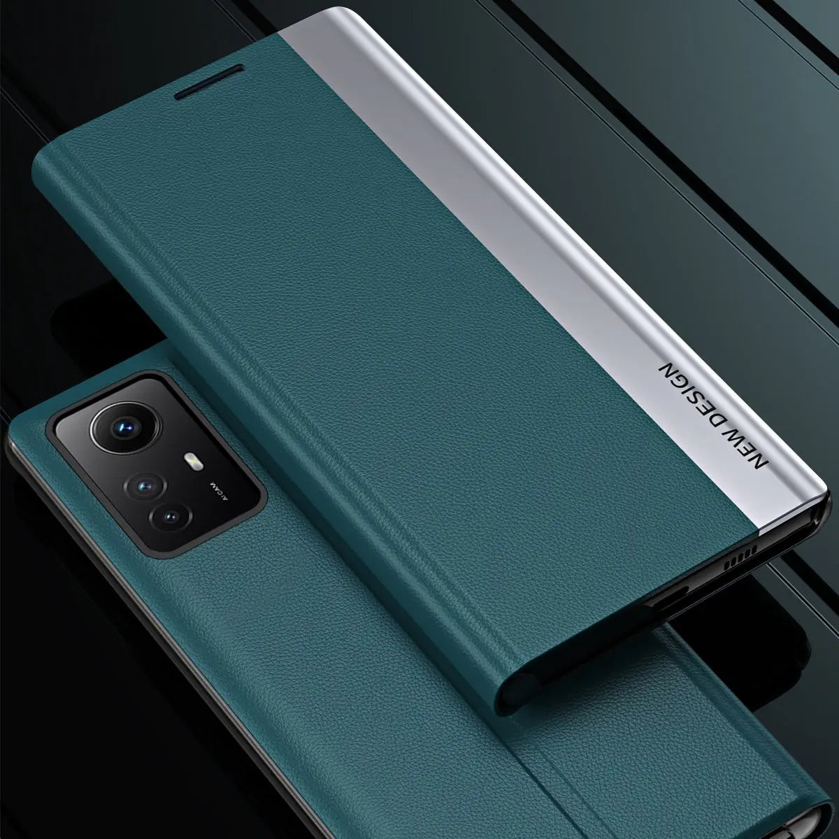Flip Case For Xiaomi 15T Mi 14T Pro 14 T Mi14T 13T Redmi 15C 14C 13C Side Window Shockproof Luxury Litchi PU Leather Stand Cover