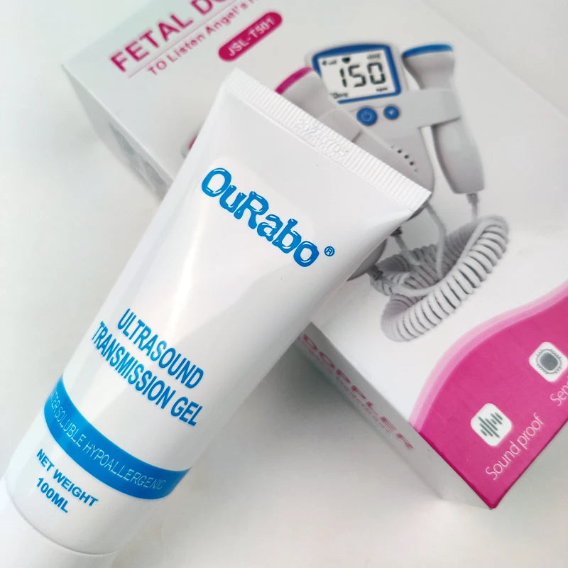 JUSTLANG Ultrasound Transmission Gel 100ml For Doppler Fetal Portable Baby Monitor No Radiation Epilator IPL Hair Removal
