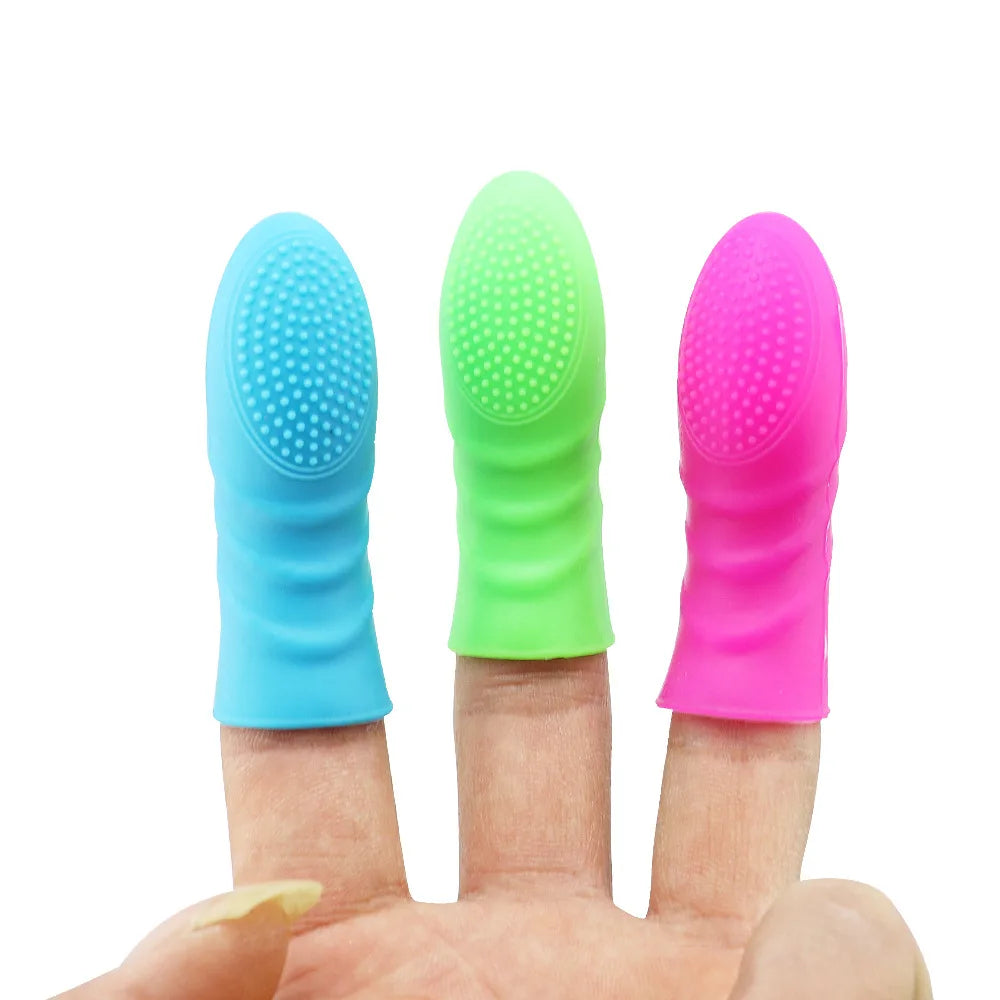 Clitoris G Spot Stimulator Finger Sleeves Vagina Sex Toys For Woman Masturbator Adults Products Finger Massage Vibrator Sex Shop