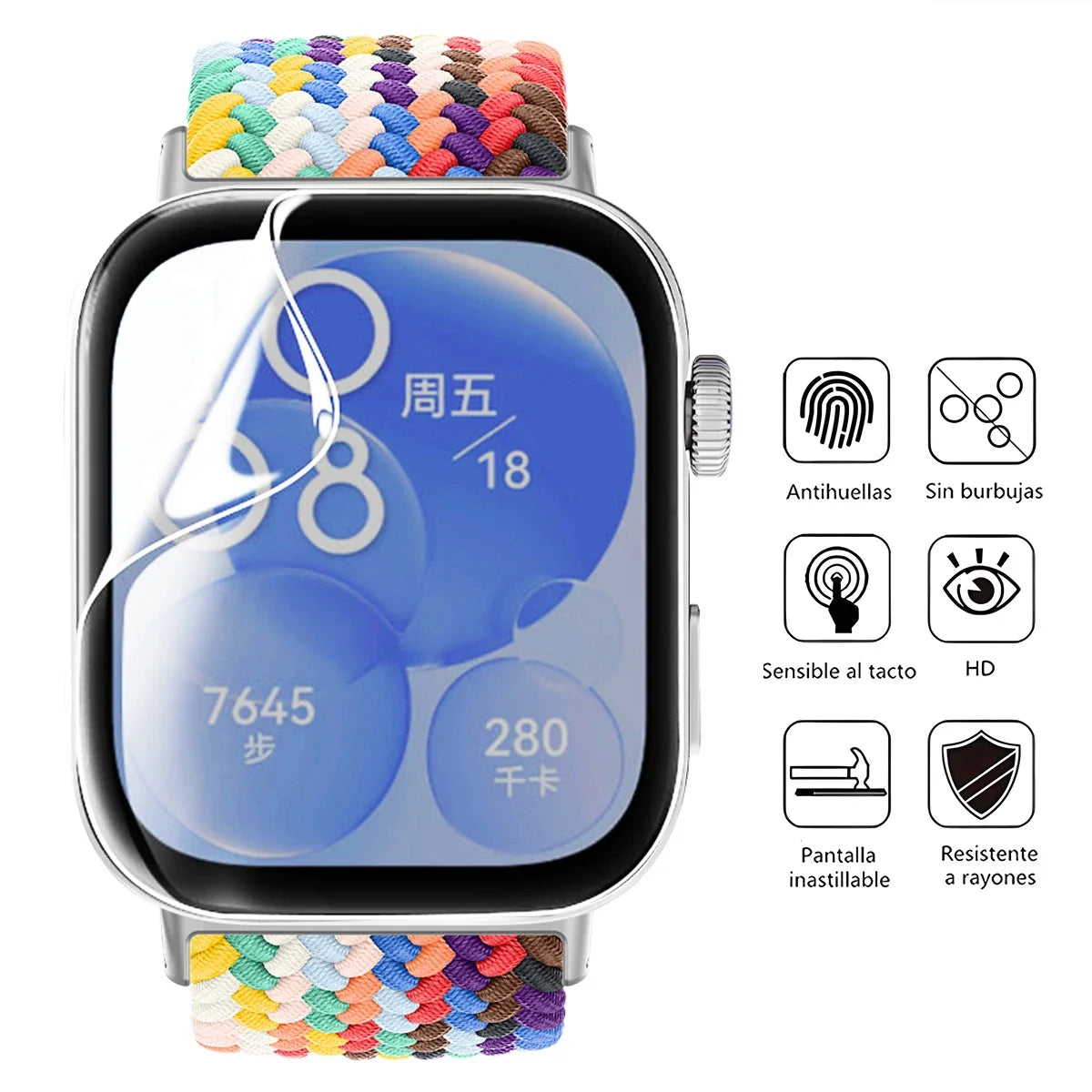Hydrogel Film For Huawei Watch Fit 3 Smartwatch HD Soft Anti-Scratch Screen Protector Accessories For Huawei Watch Fit3 No Glass