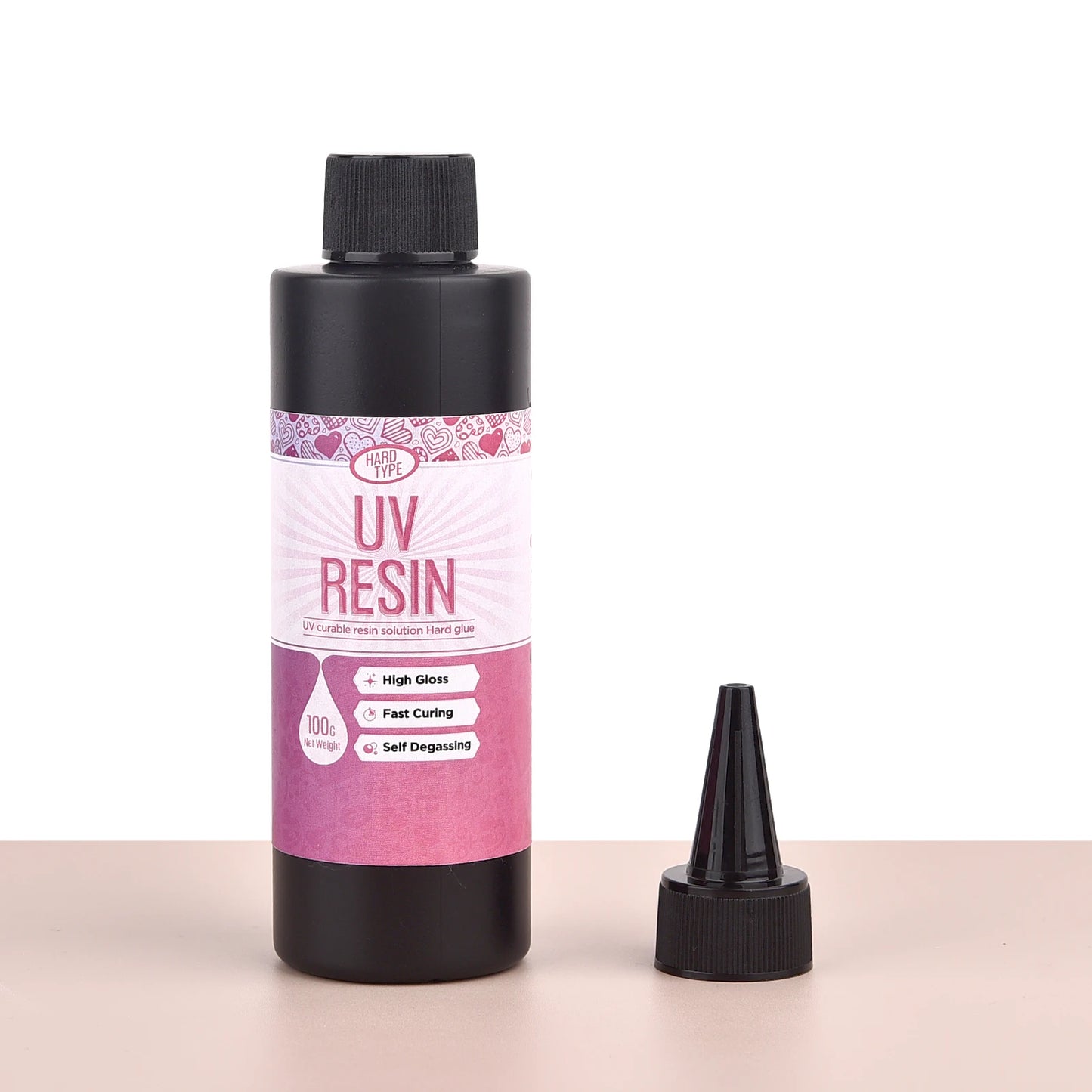 20g/50g/100g UV Epoxy Resin Glue DIY Jewelry Making High Transparency Fast Drying High Hardness Glue UV Lamp DIY Craft Decor