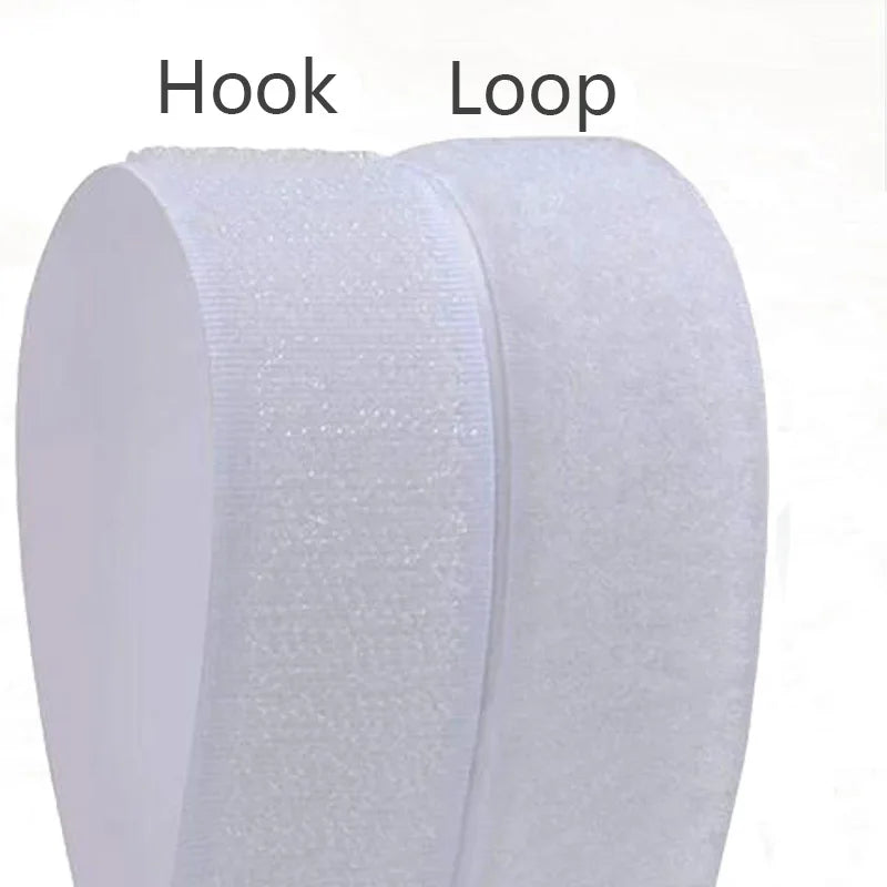 5M Strong Self-adhesive Hook and Loop Fastener Tape Magic Nylon Sticker Straps with Glue for DIY Craft Accessories 20/25/30/50mm