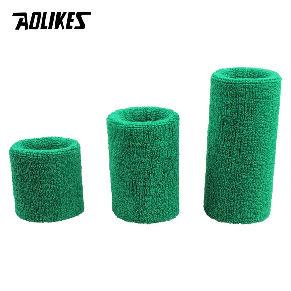 AOLIKES 1PCS Wrist Brace Support Wrap Tennis Wristband Sport Sweatband for Gym Basketball Volleyball Hand Sweat Band Polsband
