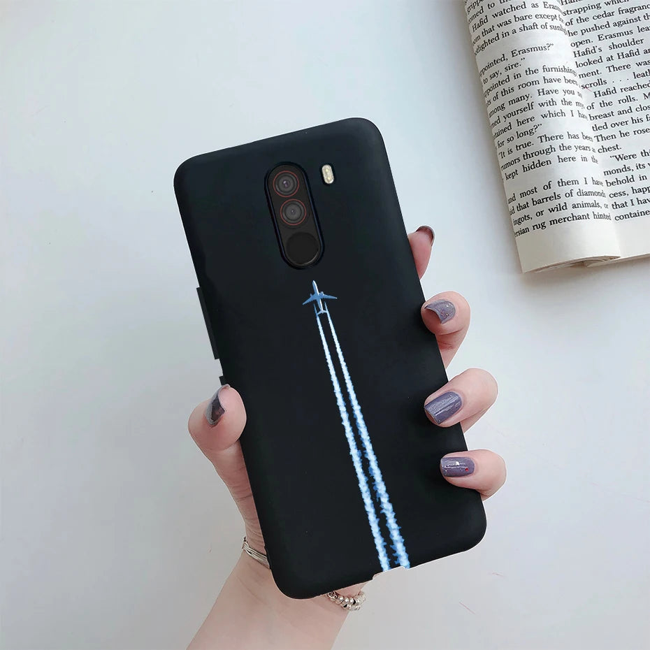 For xiaomi Pocophone F1 Case Poco F1 Cute Cat Cartoon Cover Silicone Soft TPU Phone Case For xiaomi Pocophone F1 Global F 1 Case