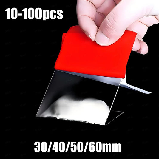 10-100pcs Double Sided Self Adhesive Tape Transparent Acrylic Square Round Strong Pad Heavy Duty Mounting Tape Multiple Size