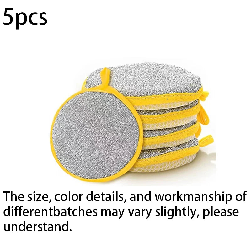 5/10Pcs Dishwashing Sponge Reusable Washable Sponges Double Side Magic Sponge to Wash Dishes Useful Things for Kitchen Clean Tool