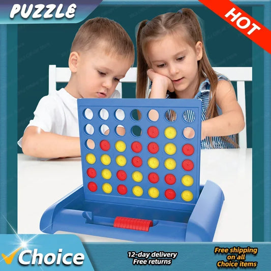 Foldable Children's Online Board Game Classic Battle 4 Chess Family Toys Early Puzzle Thinking Training Gifts