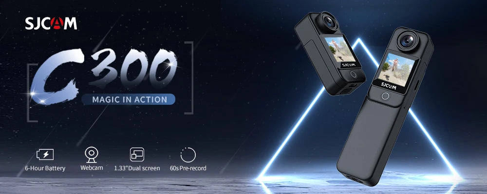 SJCAM SJ20 Dual Lens Dual cameras 4K Action Camera Waterproof 5G WiFi Touch Screen action cam camera sport helmet New In 2024