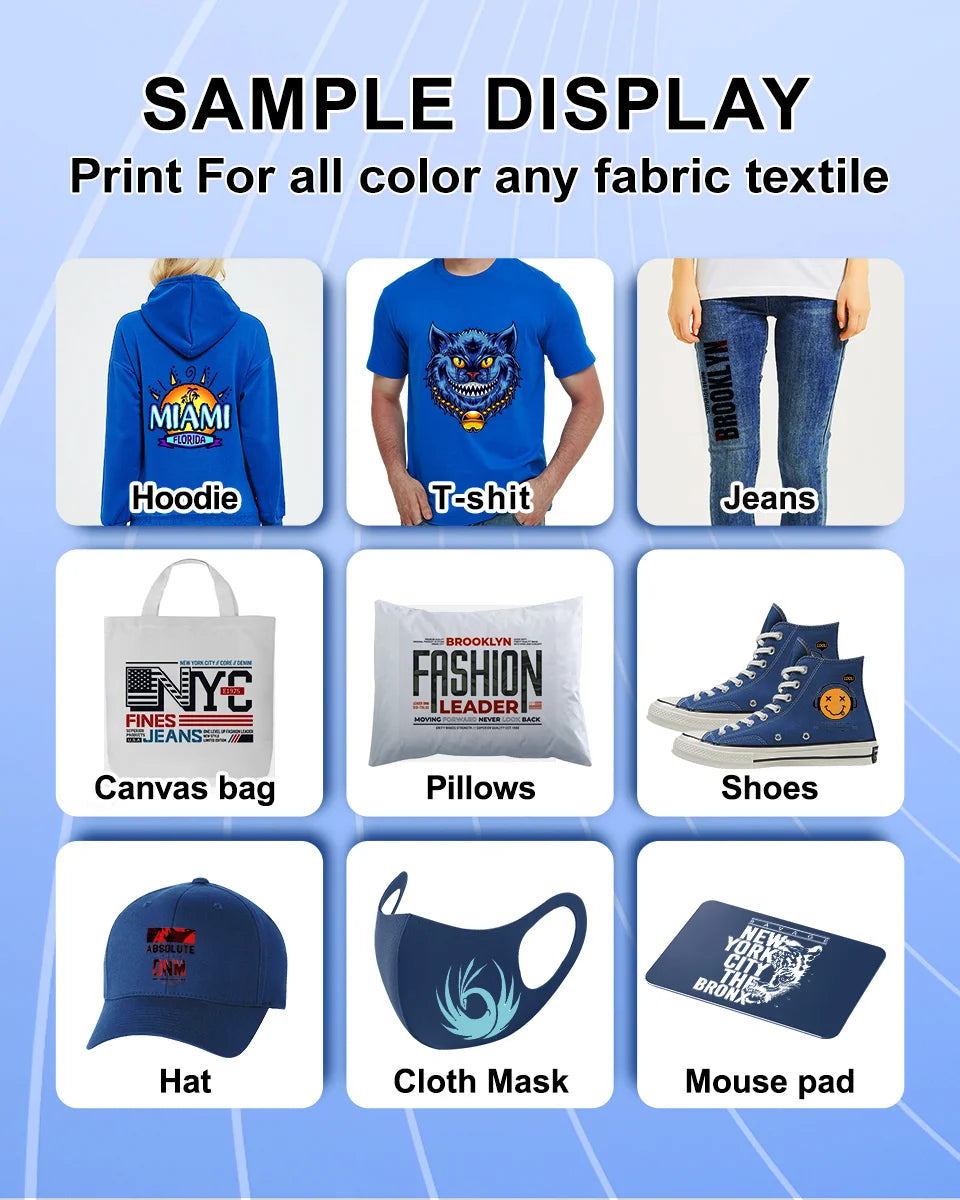 A3 R1390 DTF Printer with DTF Curing Oven Direct To Film DTF tshirt Printing Machine A3 DTF Printer For Clothes Hoodies Fabric