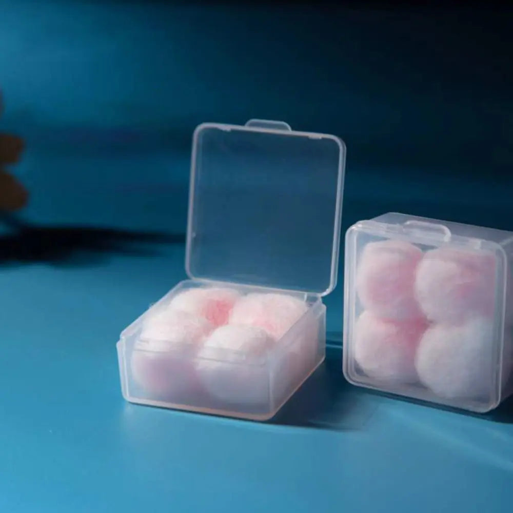 2/4/6/12/20PCS Gift Soft Wax Cotton Earplugs Wax Kneadable Ear Plugs Airplane Sound Insulation Noise Reduction Ear Plug Unisex