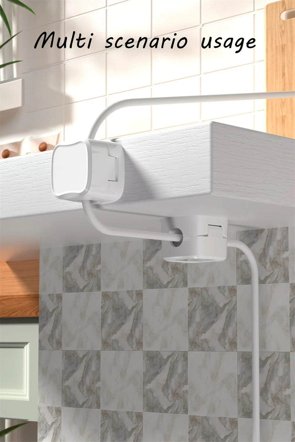 Magnetic Cable Organizer Cable Clips 1/3/6 PCS Management Wire Keeper Wall Data Cable Winder Adjustable Cord Holder Under Desk