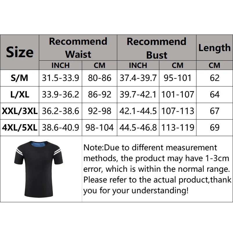 Men Sauna Sweat Shirt Heat Trapping Compression Vest Waist Trainer Gym Workout Shirts Slimming Body Shaper Weight Loss Tank Tops