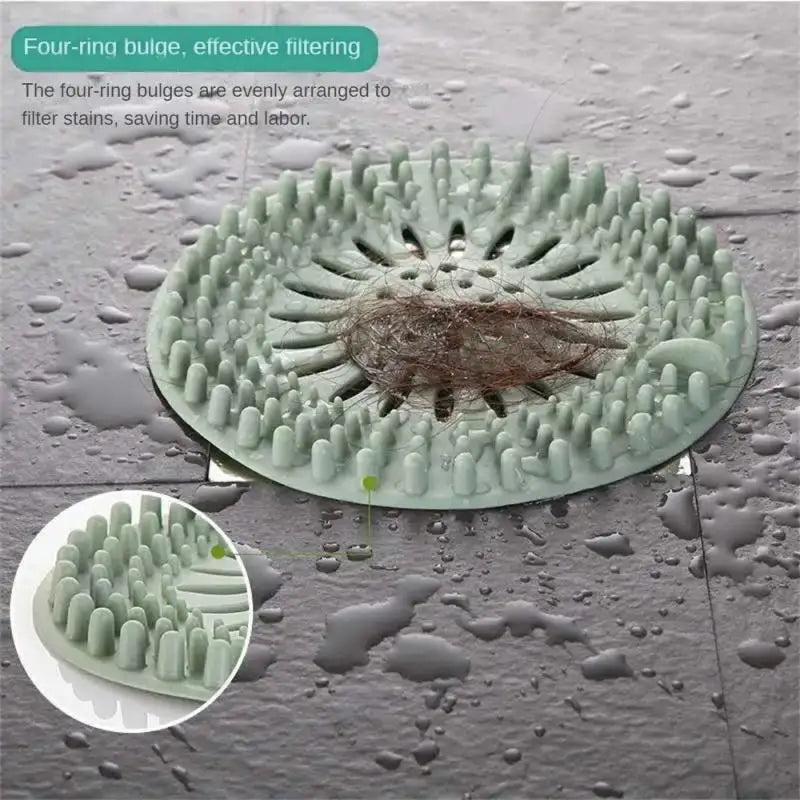 1/3/5PCS High Quality Sink Sewer Filter Floor Drain Strainer Water Hair Stopper Bath Catcher Shower Cover Kitchen Bathroom Anti