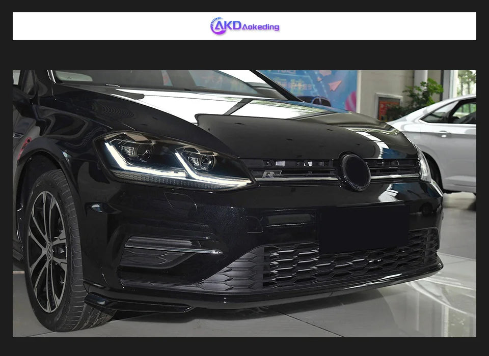 AKD Head Lamp for VW golf 7 MK7 LED 2013-2017 Headlight 7.5 GTI Headlights  DRL Turn Signal High Beam Angel Eye Projector Lens