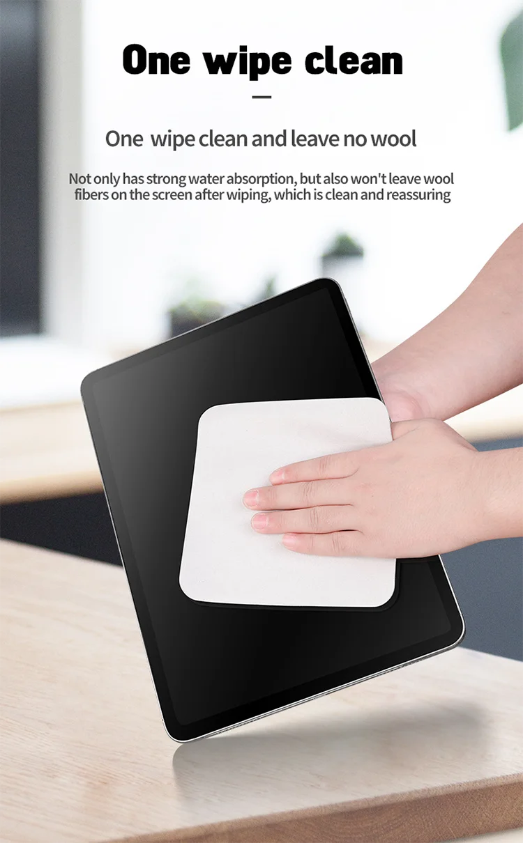For Apple Polishing Cloth Microfiber Cleaning Wiper 16CM 1: 1 Original Phone Screen Cleaner Polish Cloth for iPhone iPad Tablet