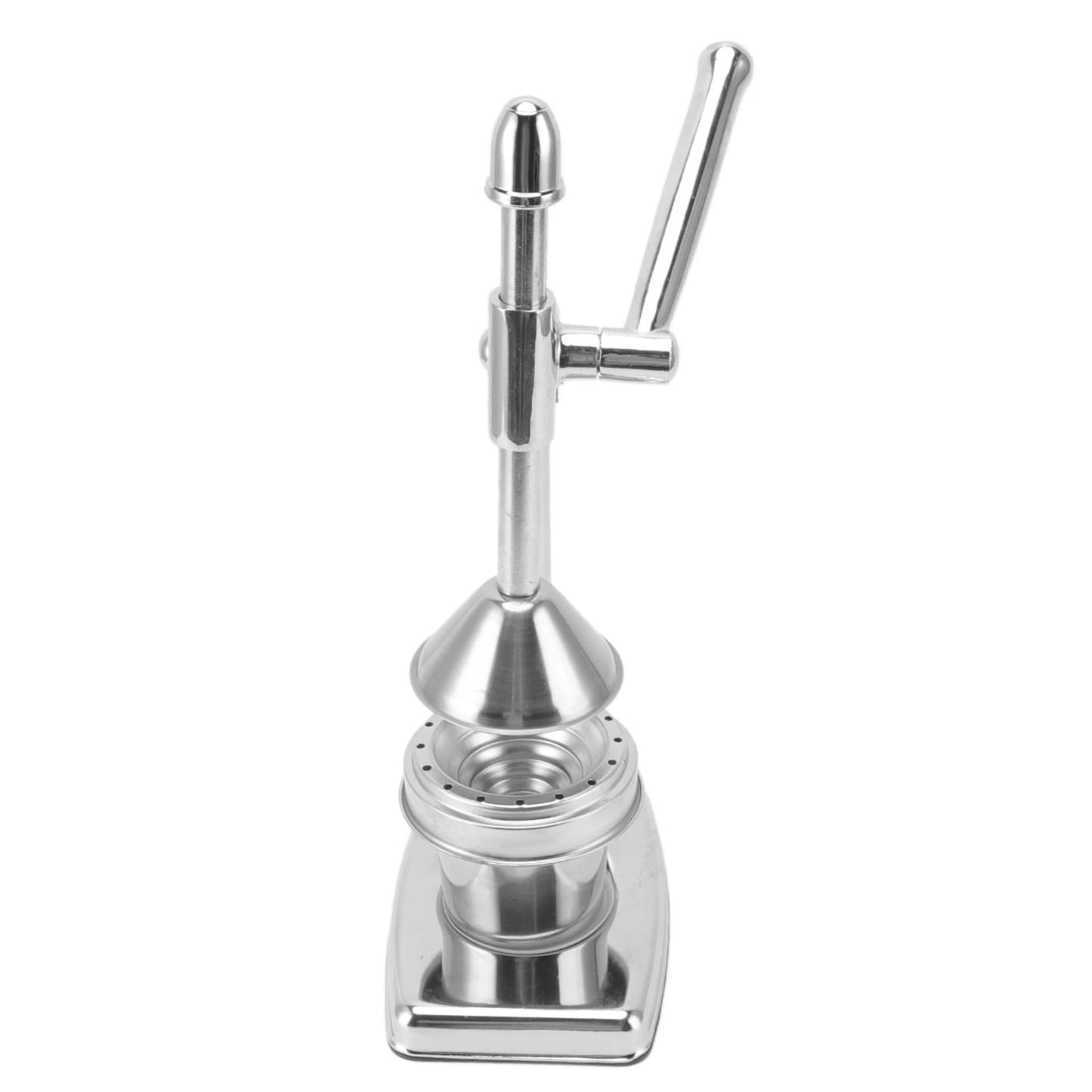 Citrus Squeezer Manual Orange Squeezer 304 Stainless Steel Food Grade Minimalist Compact Ergonomic Rubber Handle Fruit Presser