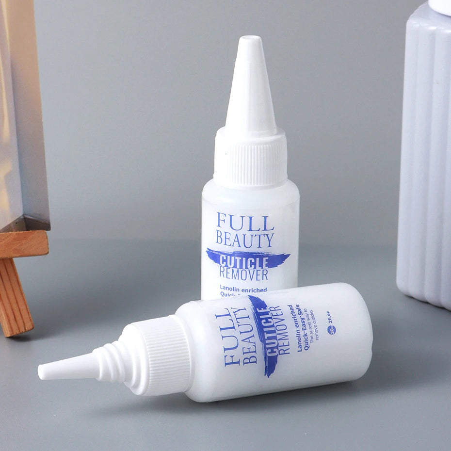 60/30ml Nail Cuticle Remover Softener Liquid Exfoliator Cuticle Oil Treatment Manicure Soften Dead Skin for Pedicure Nails Care