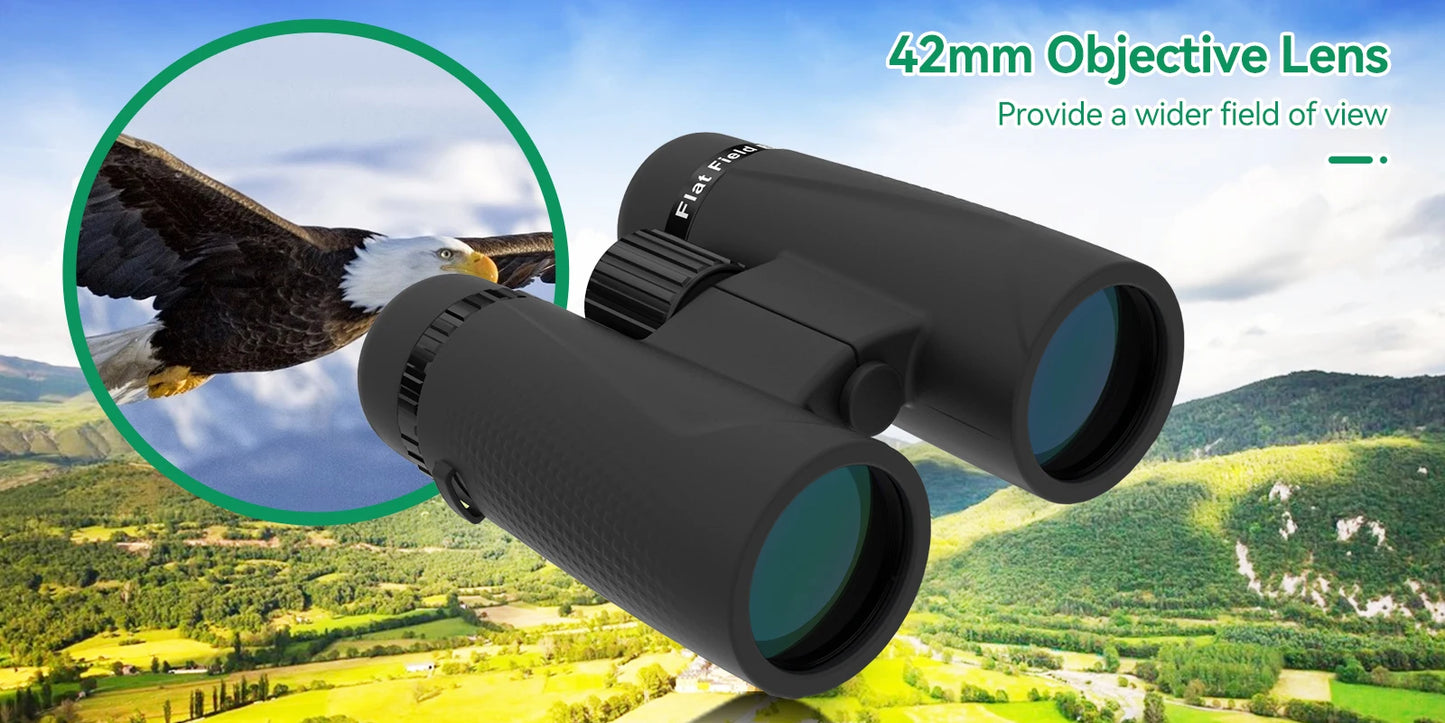 Svbony SA205 Binoculars ED Flat-field 8X42/10X42 Professional IP67 Waterproof BAK4 Twist-up Eyecups for Travelling Bird Watching