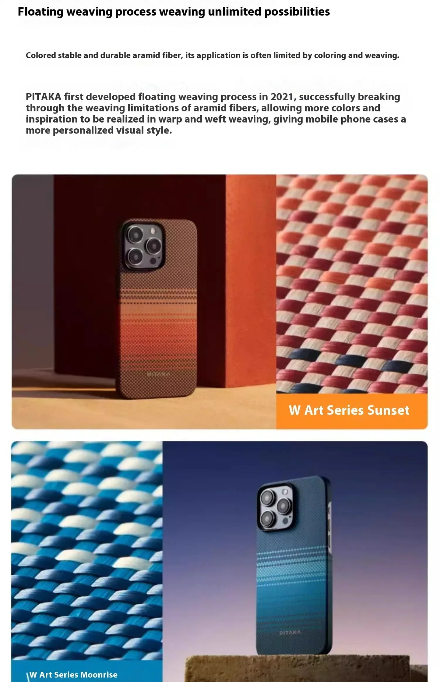 PITAKA Phone Case IPhone 16  15 Pro Max Case Woven Kevlar Carbon Fibre Cover Magsafe Wireless Charging IPhone16 Pro Cover Gifts