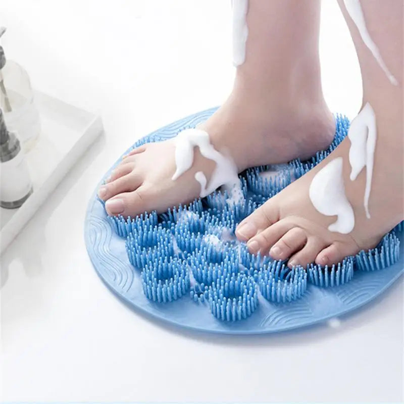 Plastic Bath Shower Feet Massage Slippers Bath Shoes Brush Pumice Stone Foot Scrubber Spa Shower Remove Dead Skin Foot Care Tool