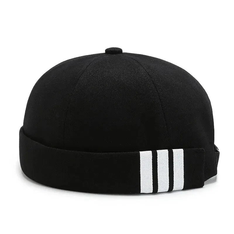 Guppi Hat Female Niche Tide Korean Version Of Japanese Hip-Hop Hat Personality Beanie Round Hat Sailor Landlord Hat Man