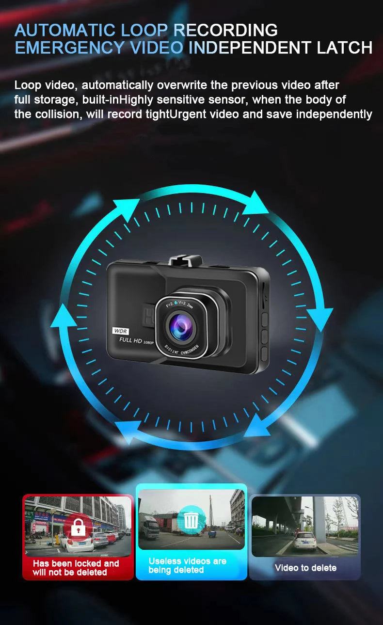 Hd Tachograph Is Suitable for Automatic Cycle Recording of Vehicle DVR of Various Models