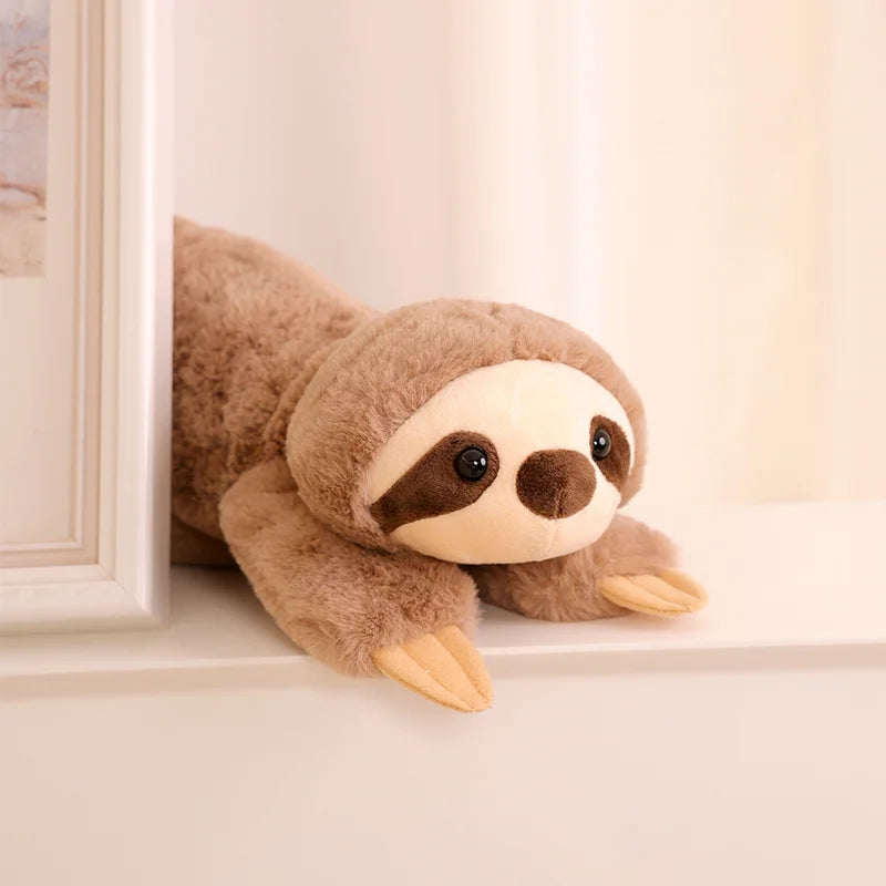 Cute Raccoon Crocodile Sloth Fox Animals Soft Plush Toys Sleeping Pillow Cartoon Stuffed Cushion