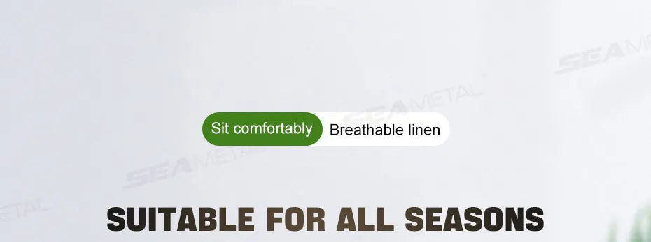 SEAMETAL Four Seasons Car Seat Cover Front Rear Car Seat Cushion Airbag Compatible Seat Protector Breathable Car Accessories
