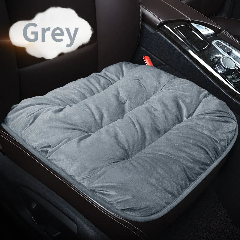 Car Seat Cover,Warm Short Plush Seat Cushion Pad,Soft Fuzzy Seat Protector,Auto Interior Accessories for Vehicles,SUV,Truck