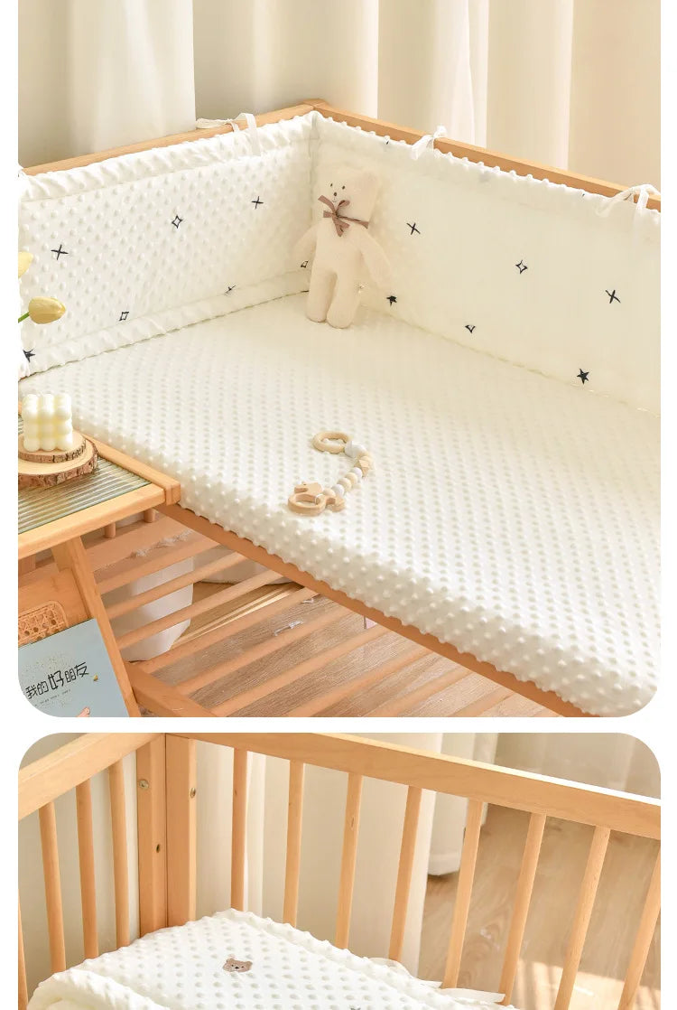 Newborn Crib Circumference, Anti-collision Cushioning, Soft Package One-piece Baby Comfort, Splicing Bed Enclosure