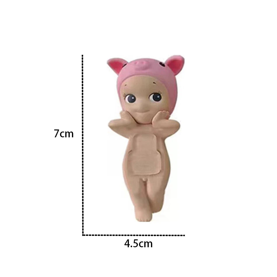 Sonny Angel In Stock Lying Down Hippers Action Figures Cute Mysterious Surprise Toy Anime Model Doll Children Christmas Gifts
