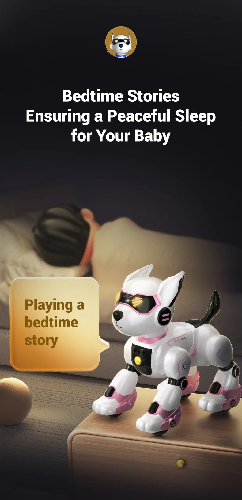 Brand New JJRC R27 Remote Control Robot Dog Voice Control Intelligent Talking Walking And Dancing Light Play Cute Children Gifts