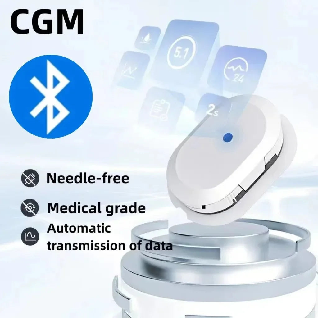Aidex Dynamic Blood Glucose Monitoring CGMS 24h Realtime Monitor Scan Free Multilingual System Remote Monitoring Freestyle Libre