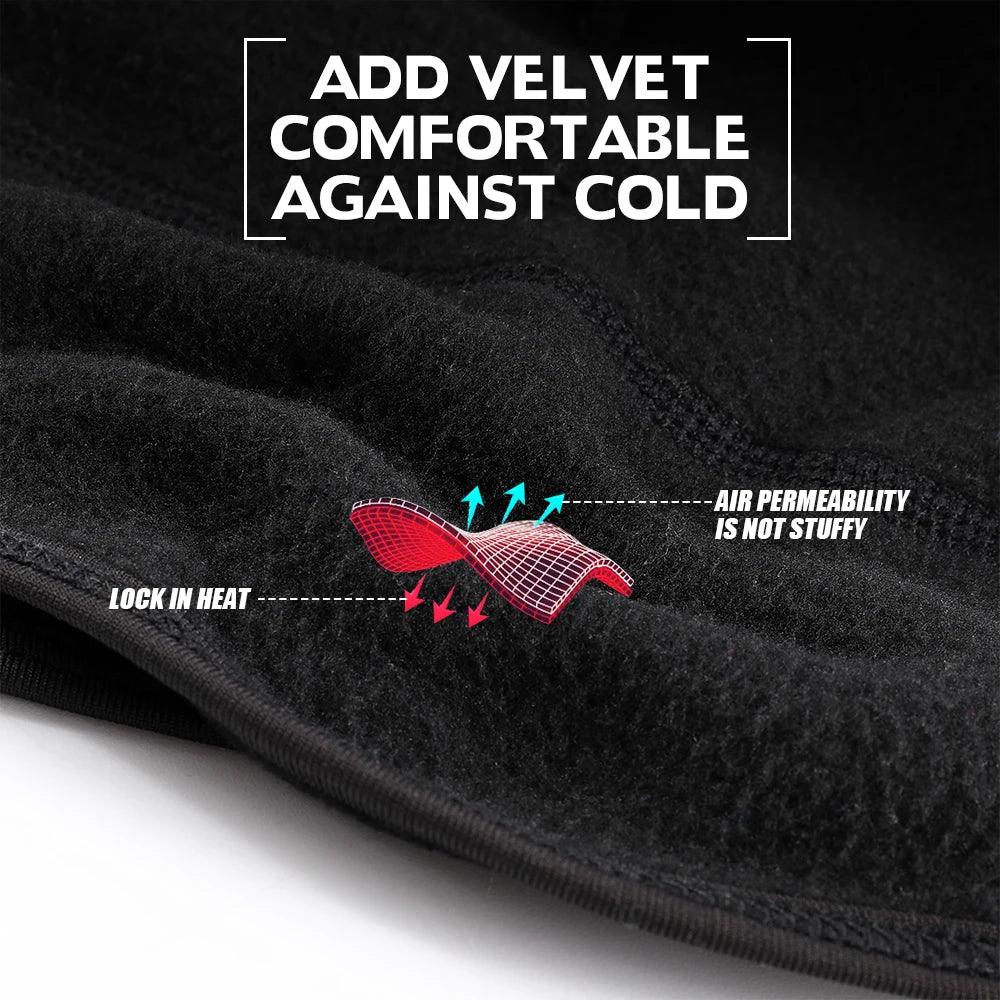 Winter Hats Thermal Fleece Running Caps Ear Warmer Cover Sports Ski Snowboard Hiking Cycling Ski Windproof Soft Cap Men Women