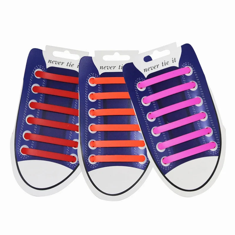 Adult elastic shoelaces, no tie, no tie, arrow shaped sports silicone shoelaces, lazy casual shoelaces