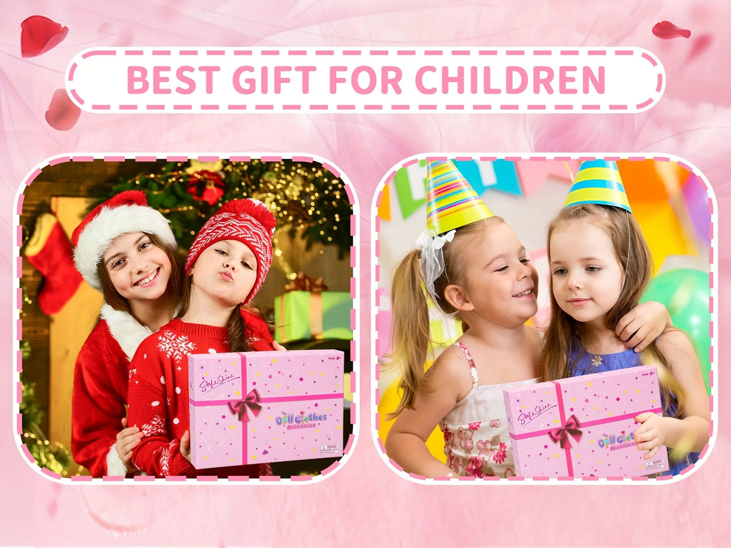 Random 70 PCS Gorgeous Doll Clothes and Accessories for 11.5 Inch fashion Doll -doll House Accessories- A Perfect Gift for Girls