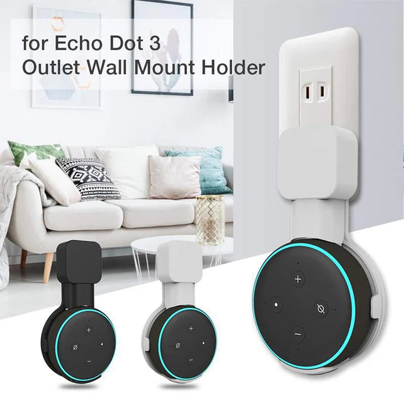 Alexa Echot Dot 3 Speaker Stand Wall Mount Stand Bluetooth Speakers Bracket in Kitchen Bedroom Bathroom soundbar Holder