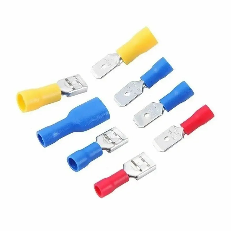 280pcs Wire Connector Kit Male Female Insulated Terminals Cold Crimp Terminals Assorted Crimp Terminals Spade Butt Connector Kit