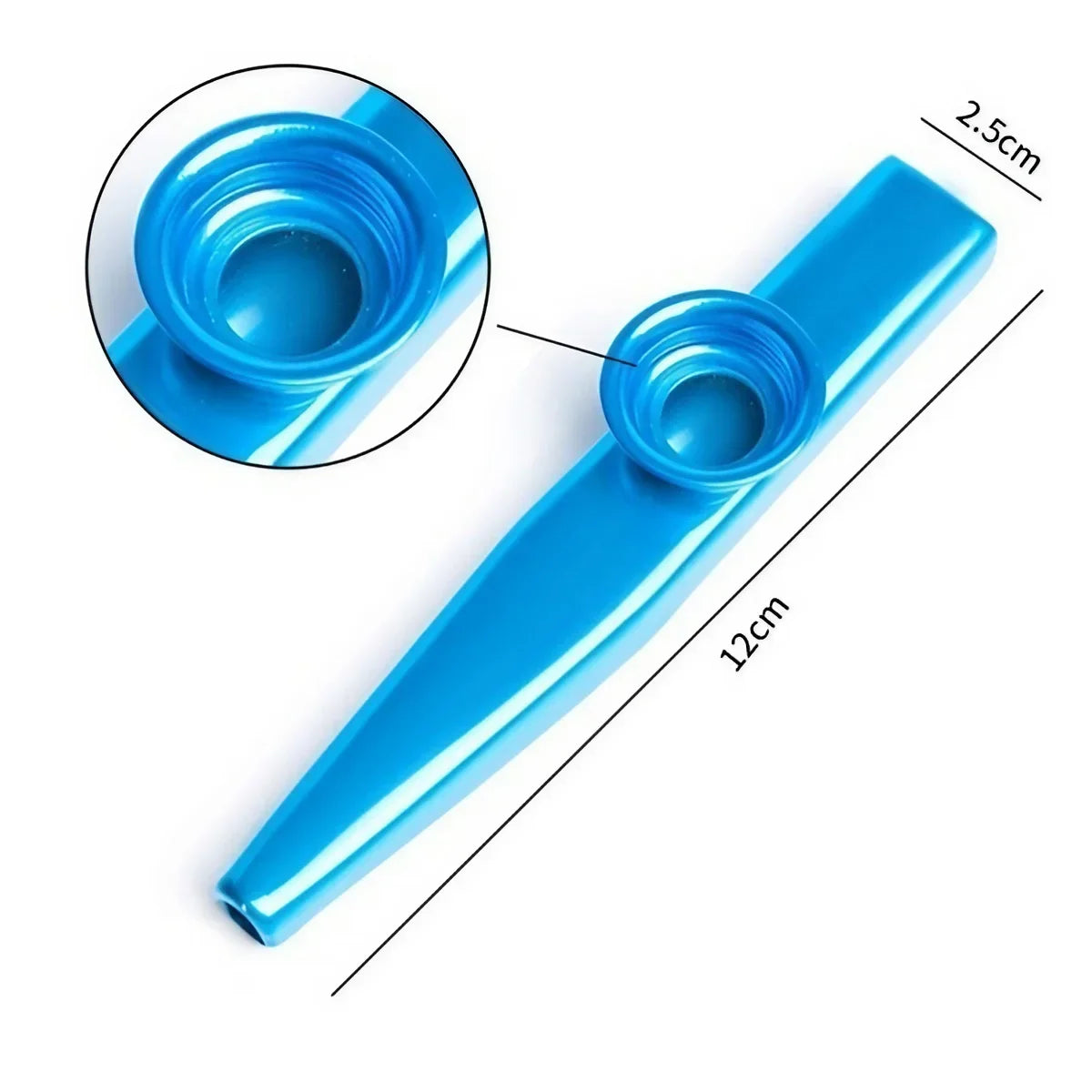 Simple Design Lightweight Kazoo Aluminum Alloy Metal For Guitar Instrument Music Lovers Instrument Musical Instrument strumenti
