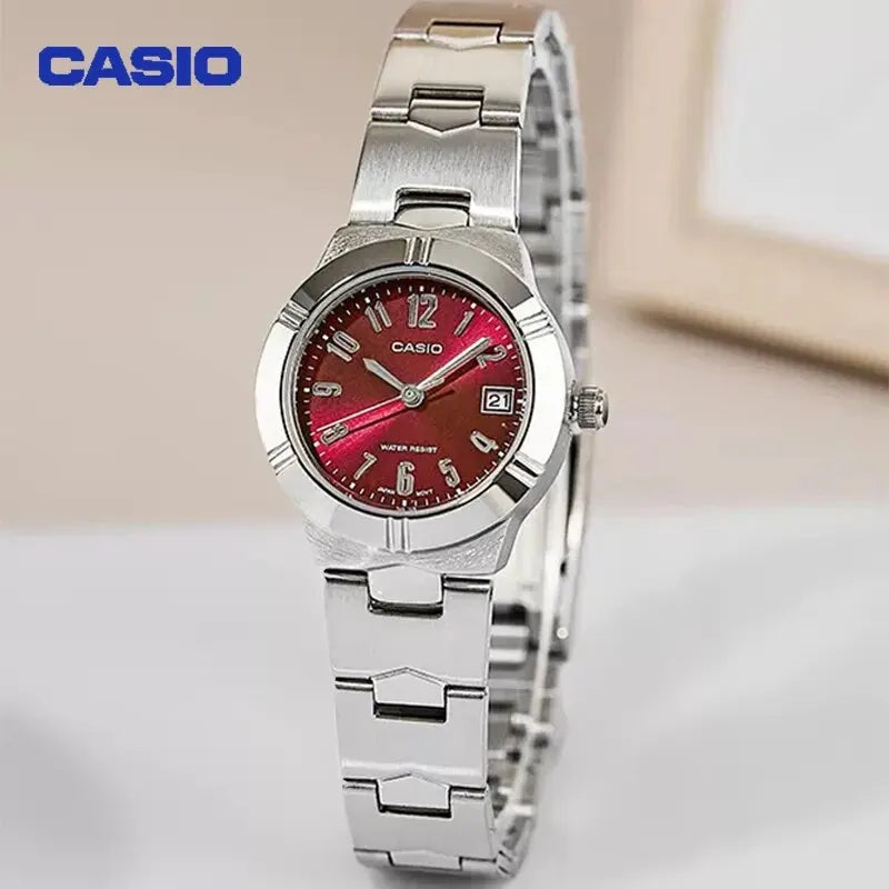 Casio LTP-1215A Women's Watch Elegant Watch Casio LTP-1241D Belt Simple Stainless Steel Durability Business Life Waterproof